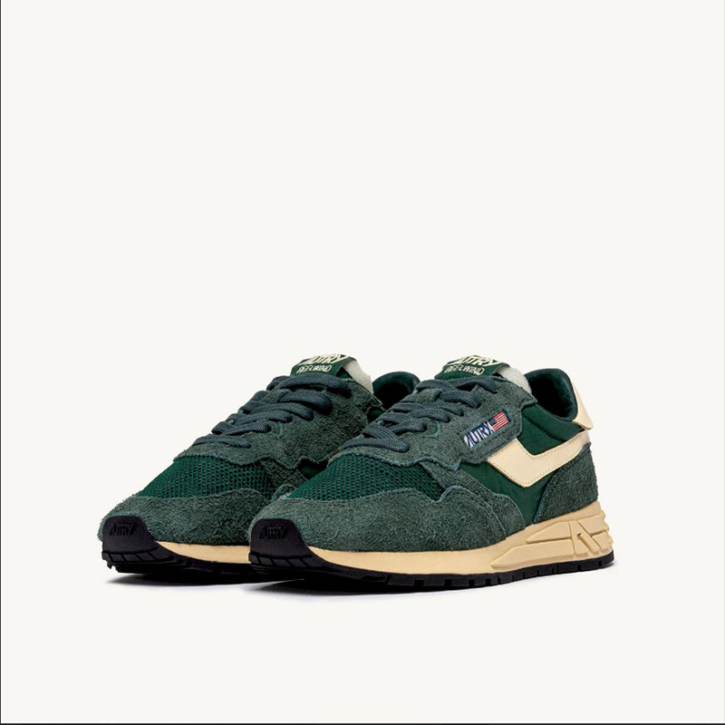 Autry - Baskets Reelwind Low Man Suede - Bouteille & Rutabaga