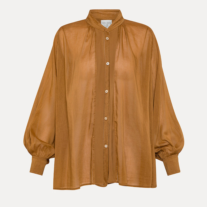 forte_forte - Chemise Bohémienne - Caramel