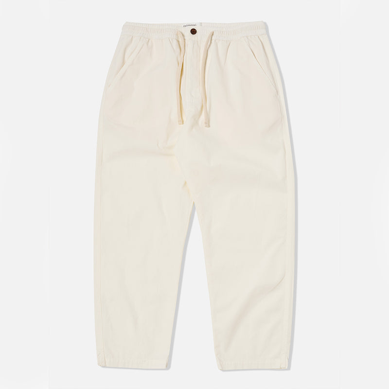 Universal Works - Pantalon  Hi Water - Ecru