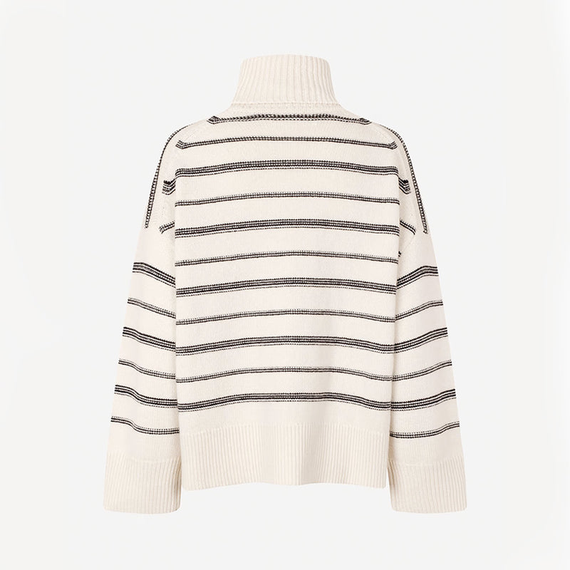 Samsoe Samsoe - Pull Col Roulé Sakeiku - Clear Cream ST