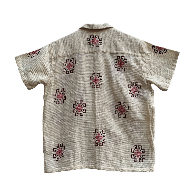 Harago - Chemise Cross Stitch SS2596 - Blanc