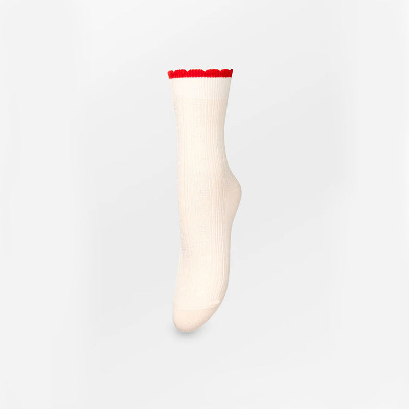 Becksöndergaard - Chaussettes Scallop  - Blanc
