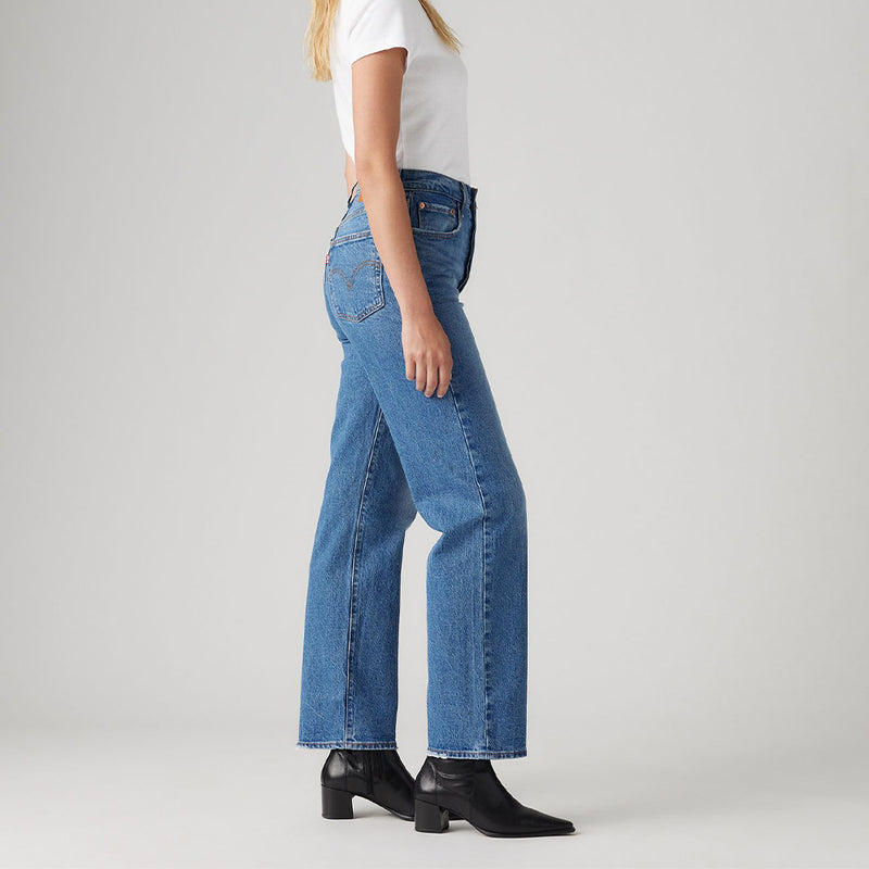 Levi's - Jeans Droit Ribcage Ankle - Dance Around Blue