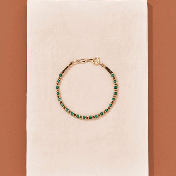 Tityaravy - Bracelet Kamala - Malachite