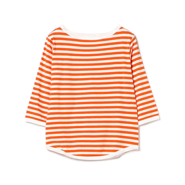 Beams Boy - T-shirt Rayé - Orange