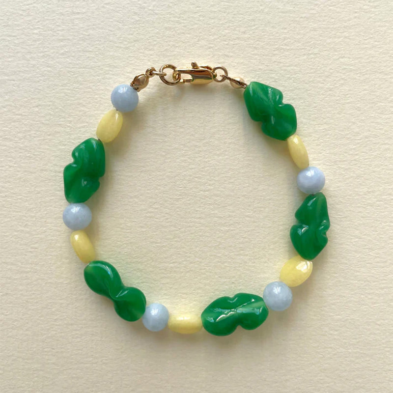Project Bon - Bracelet Alga - Vert & Jaune