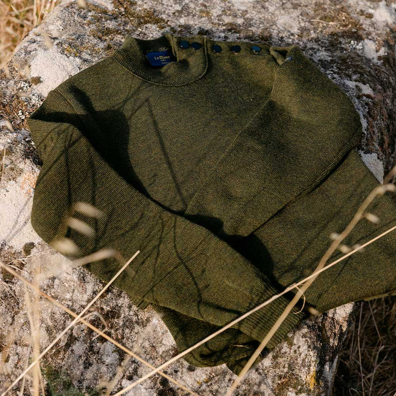 Le Minor - Pull Marin - Olive
