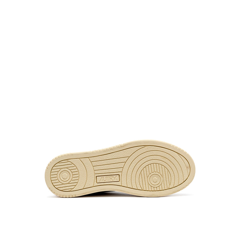 Autry - Baskets Medalist Low Man - Blanc, Noir & Beige