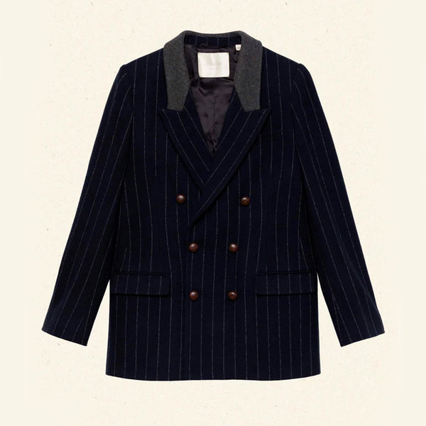 Dôen - Veste Blazer Duccio - Bleu à rayures