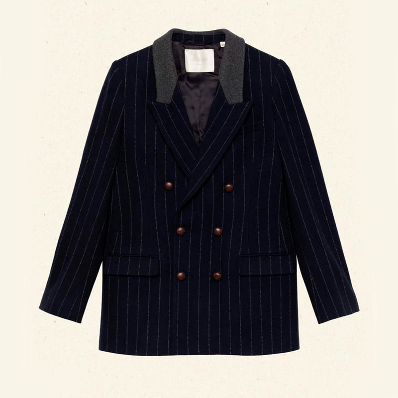 Dôen - Veste Blazer Duccio - Bleu à rayures