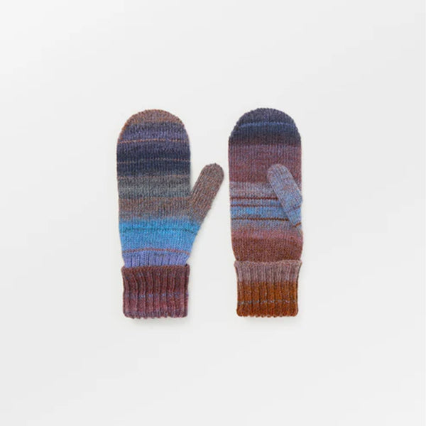 Becksöndergaard - Gants Pato Cable - Bleu Pierre Gris