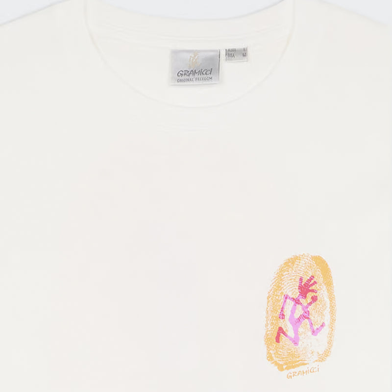 Gramicci - T-shirt Thumbprint - Blanc