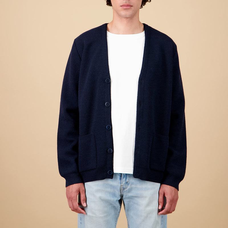 Nitto Knitwear - Cardigan Youri - Marine