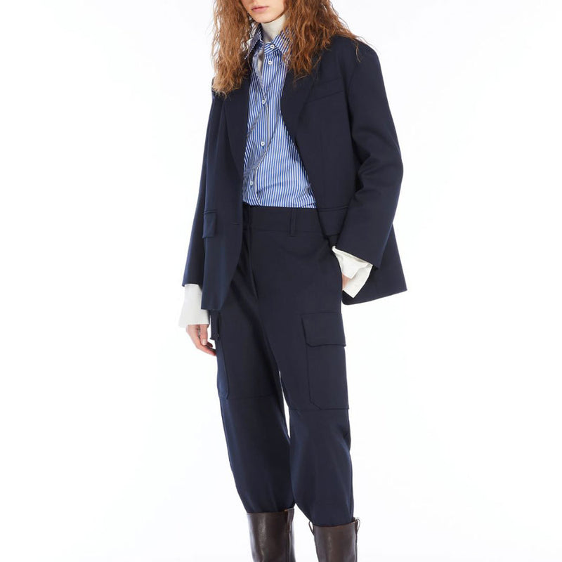 Weekend Max Mara - Veste Quadro - Bleu