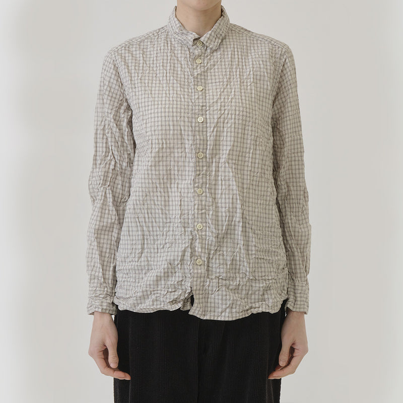 Pas de Calais - Chemise Carreaux - Blanc Off