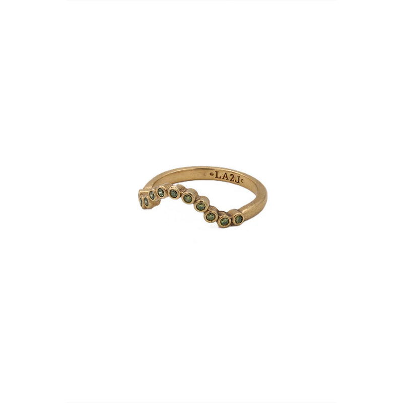 LA2L - Bague Rhoda Strass - Vert