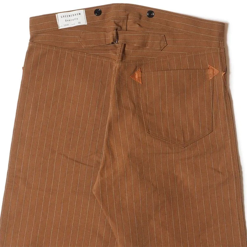 Warehouse & Co - Pantalon 1228 - Marron Rayures Canard