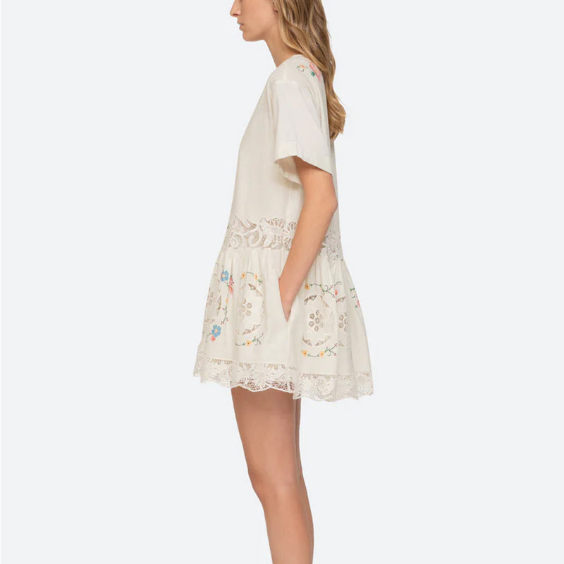 4/13 【26SS新品】Sea New York Astrid Dress Sea NY - Astrid dress - Ecru – Merci Paris