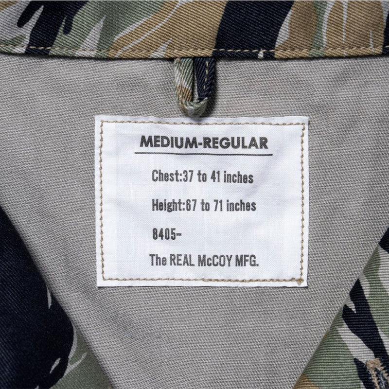 The real McCoys - Veste Tiger Camouflage - Vert