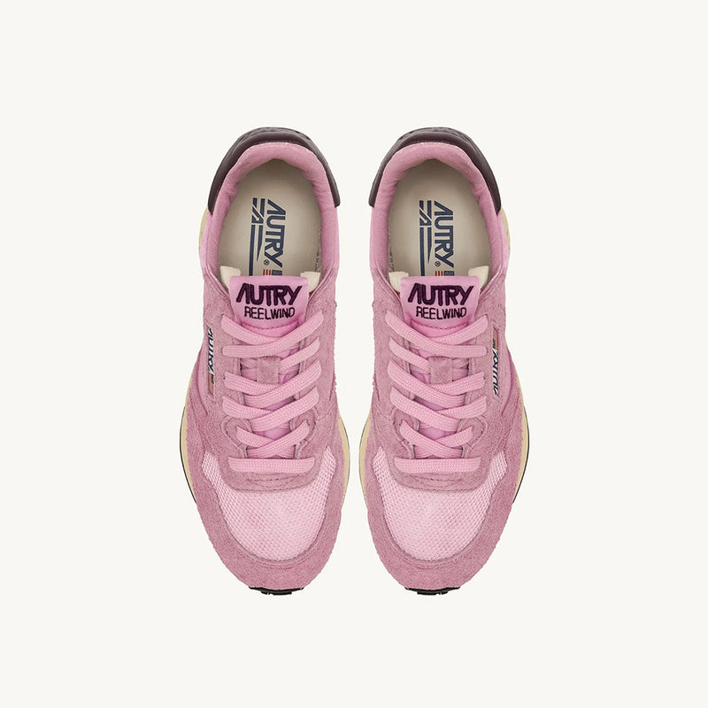 Autry - Baskets Reelwind Low Suede - Rose