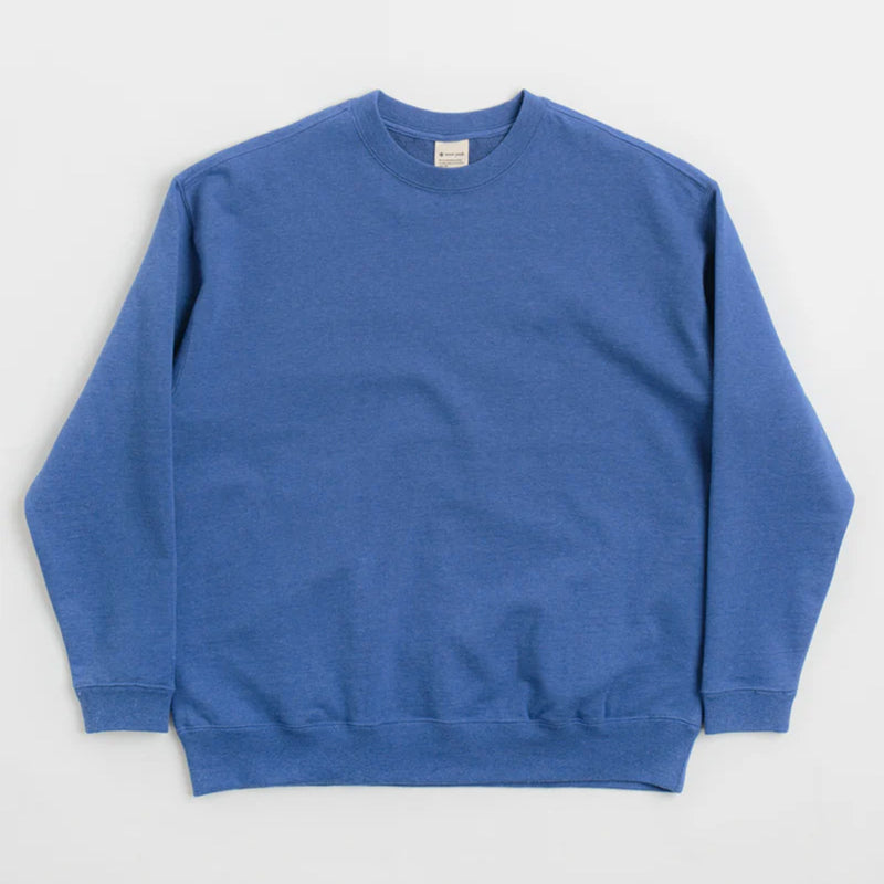 Snow Peak - Sweat Recycled Crewneck - Bleu