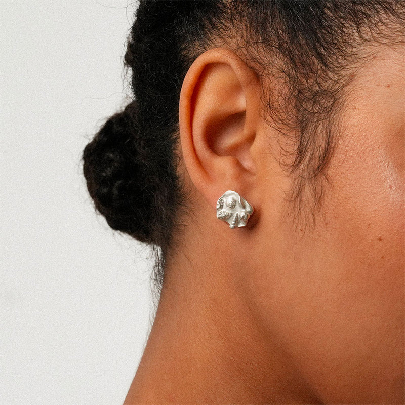 Fontennoy - Boucles d'oreilles Mini Jurassique - Argent
