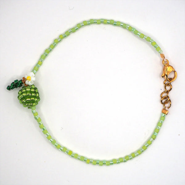 Hiiri - Bracelet Pomme - Vert