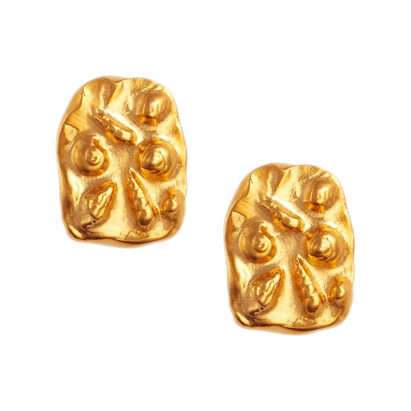 Fontennoy - Boucles d'oreilles Maxi Jurassique - Or