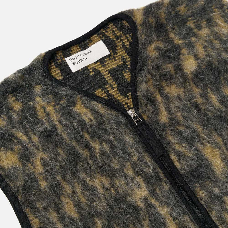 Universal Works - Veste Zip - Charbon