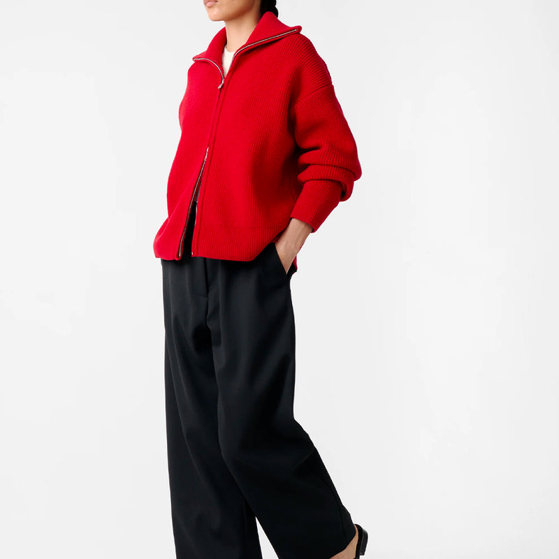 Studio Nicholson - Maille Sandos - Rouge Crimson