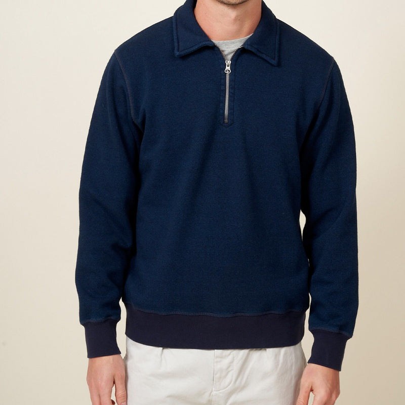 Hartford - Polo Zipper - Indigo