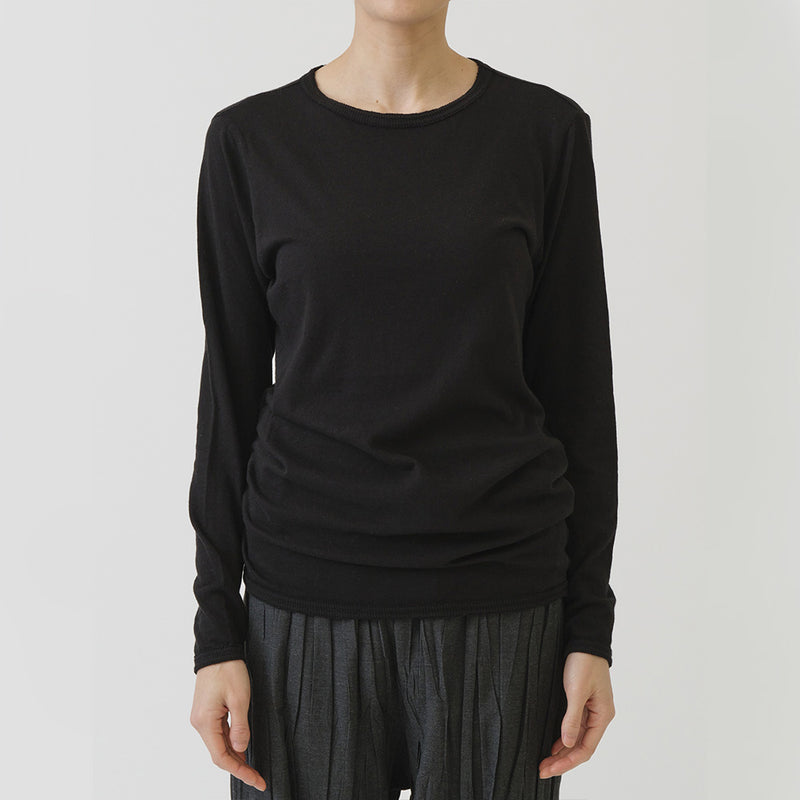 Pas de Calais -  Maille Col Rond Jersey - Noir