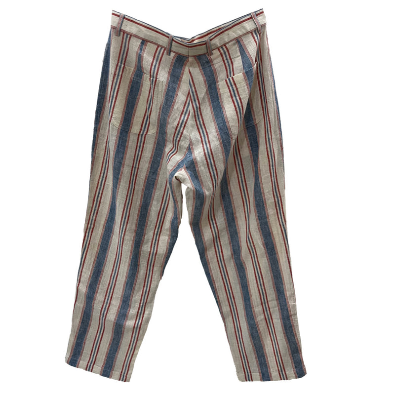 Harago - Pantalon Ticking Rayures - Multicolore