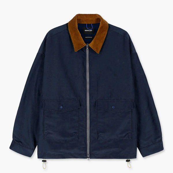 Howlin' - Veste Boxy Swing Cord - Marine