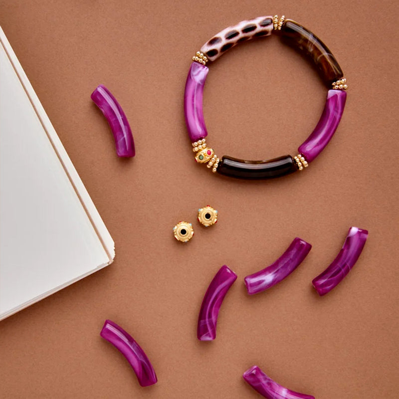 Juhu - Bracelet Juhu - Léo, Violet & Marron