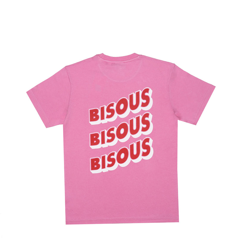 Bisous Skateboard - T-Shirt SS Sonics - Rose