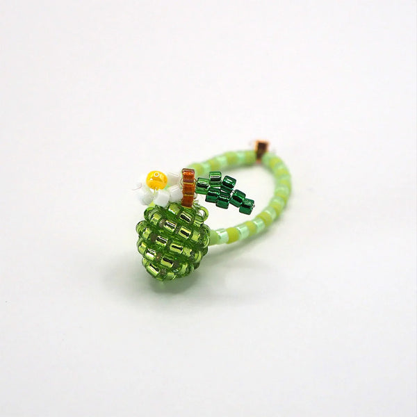 Hiiri - Bague Pomme - Verte