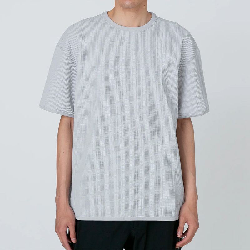 Snow Peak - T-Shirt Dry Waffle - Gris clair