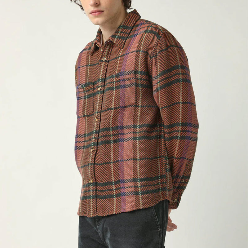 Corridor - Chemise Acid Plaid Totem - Marron