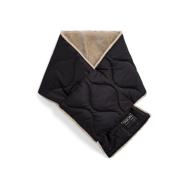 Taion - Echarpe Military Reversible - Choco Beige