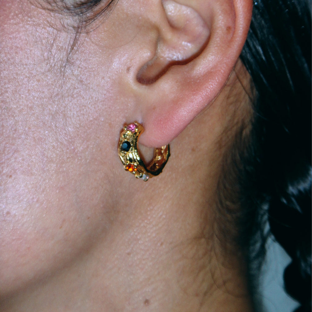 Boucles d'oreilles Artemisa - Or - Sofia Rocha - vue 2