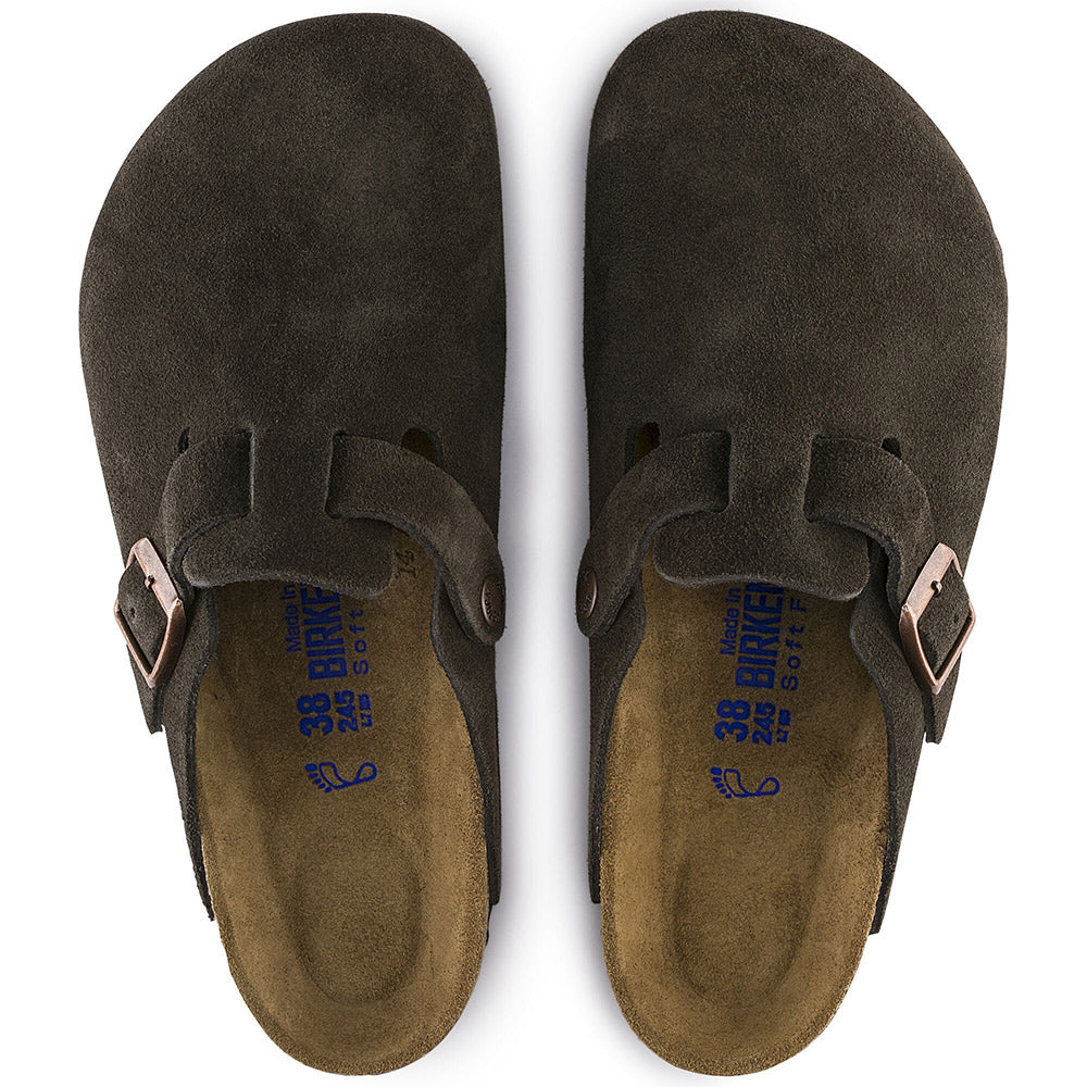 Birkenstock Boston Clogs Soft Footbed Brown