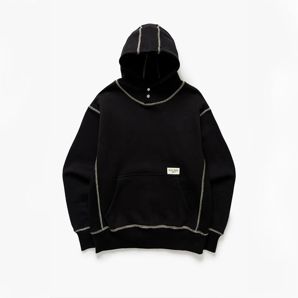 Service Works - Hoodie Coutures Contrastées - Noir