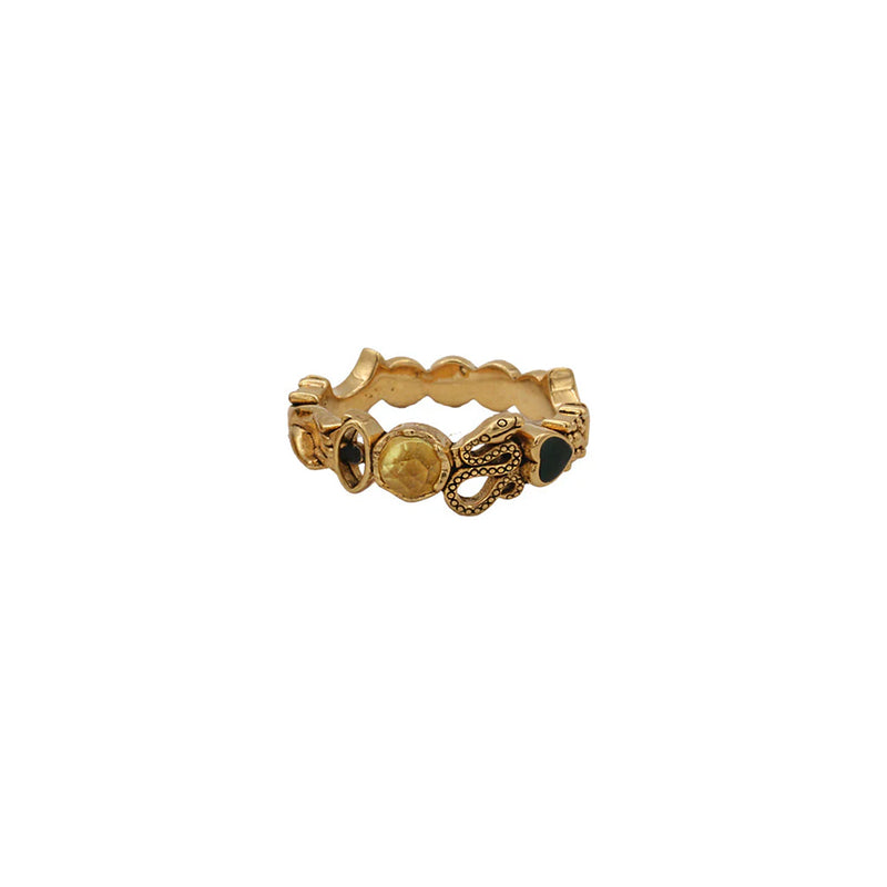 LA2L - Bague Sacha Elements - Citrine