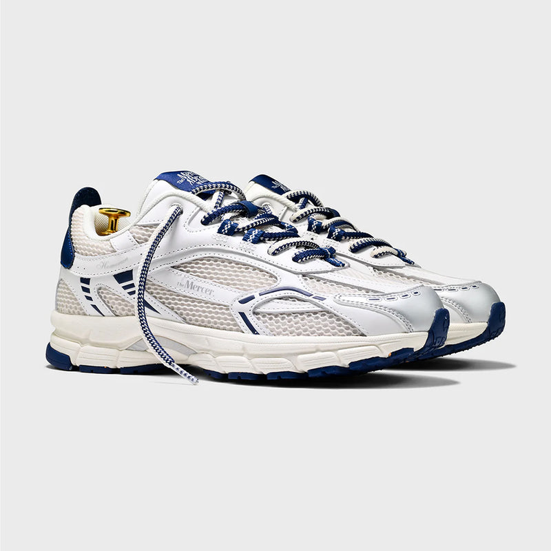 Mercer - Baskets The Re Run Baseball - Blanc & Bleu