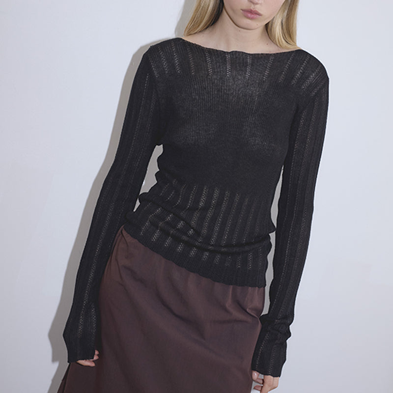 Deiji Studio - Top Open Work - Noir