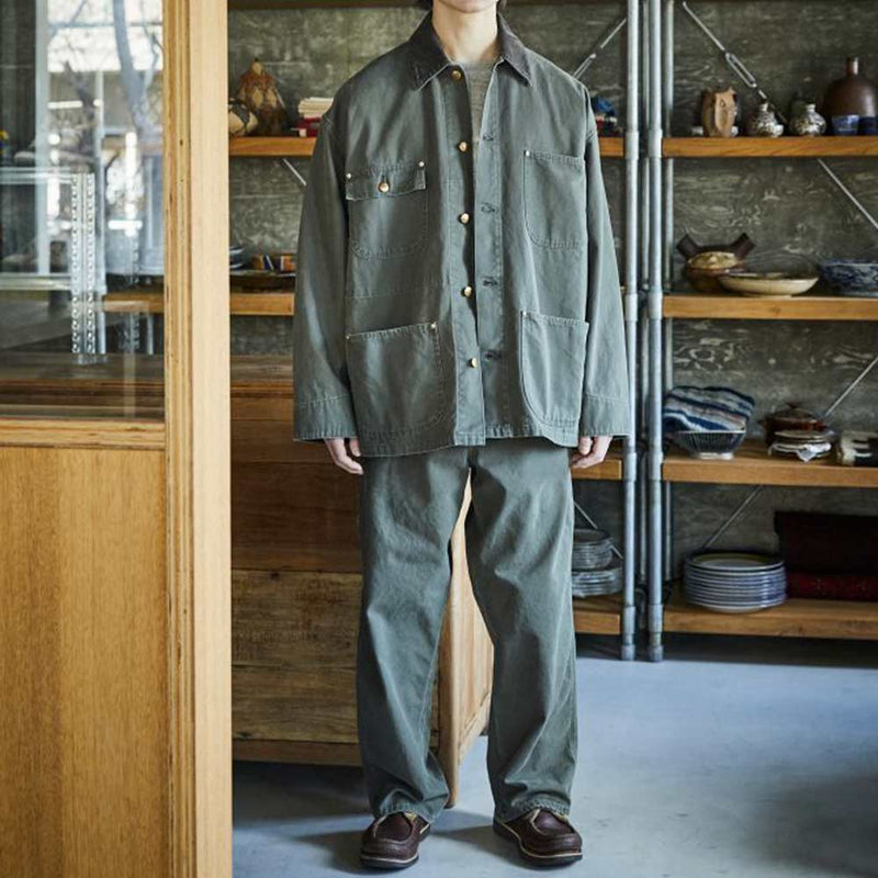 OrSlow - Veste Décontracté Coverall - Vert Militaire