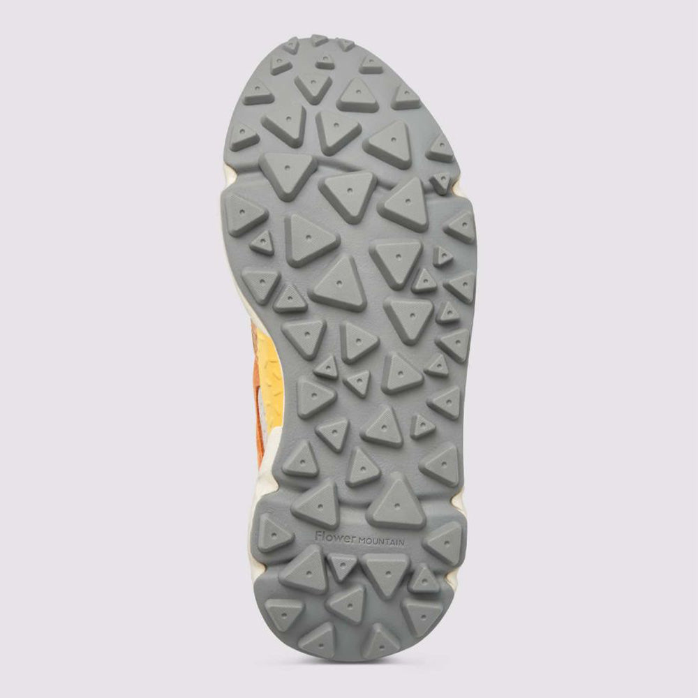 Flower Mountain - Yamano 3 Suede Sneakers - Orange/ Fuschia