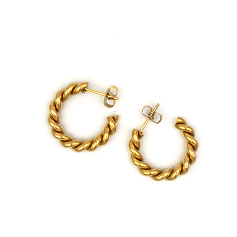 Harpie - Mini Créoles Alize - Or