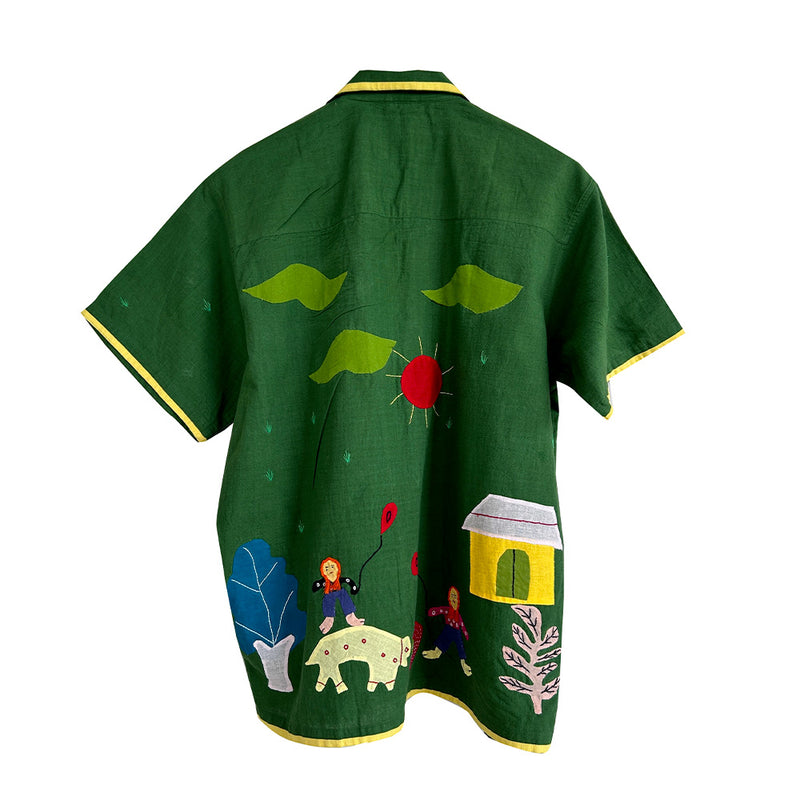Harago - Chemise SS2533 - Vert